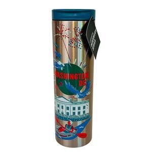 Starbucks Washington DC Stainless Steel Travel Tumbler Discovery Series 16oz NWT